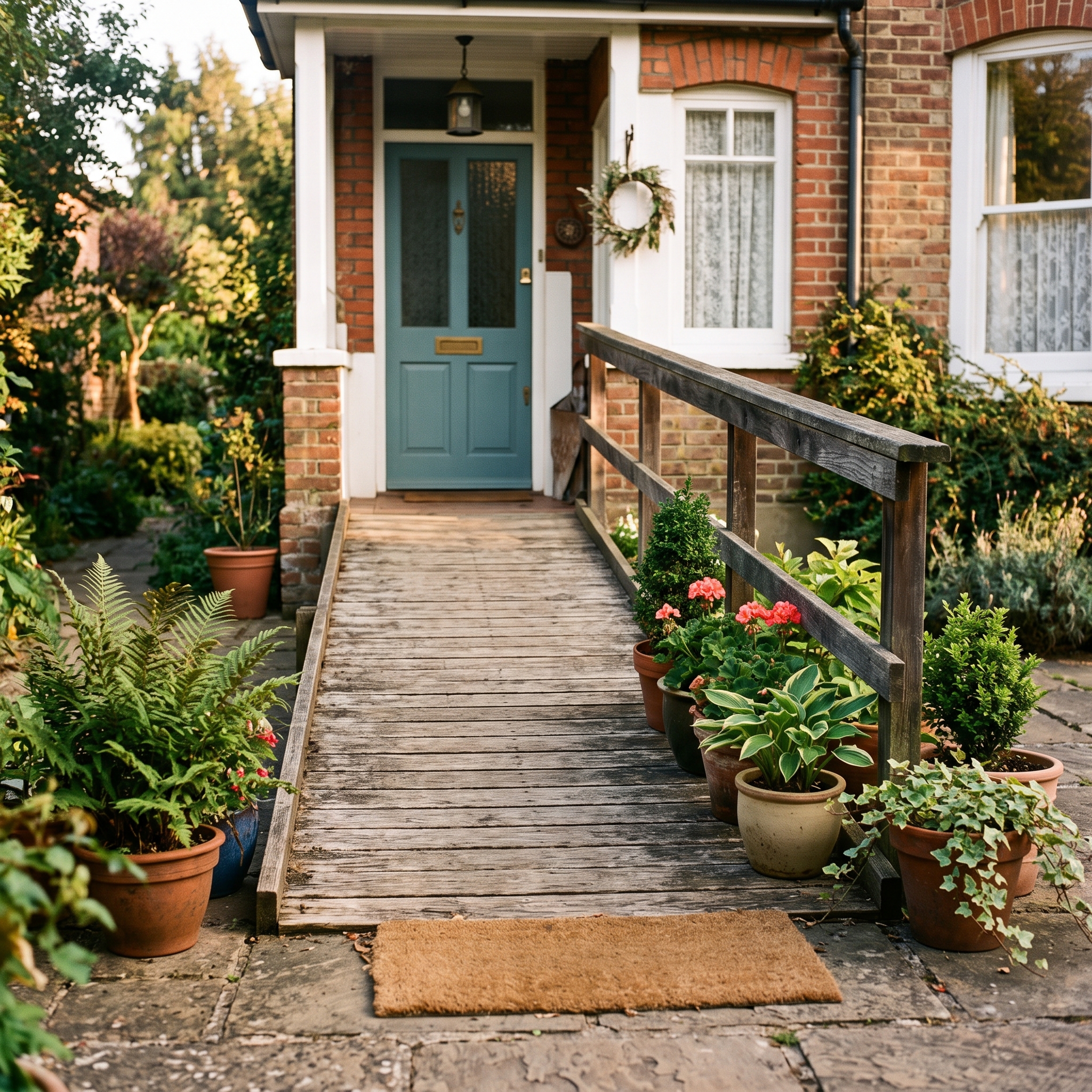 VA's Housebound rate does not require an actual home modification like this ramp, only a qualifying disability rating and either confinement or a second disability threshold.