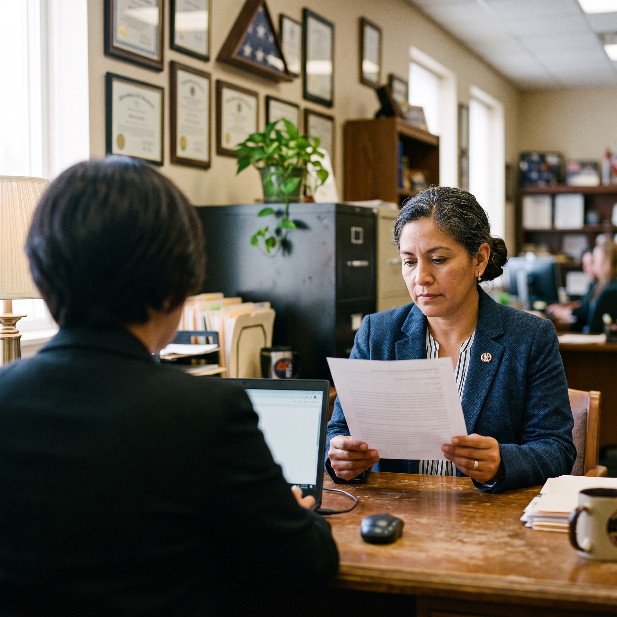 Many veterans meet with an accredited Veterans Service Organization representative before deciding which decision review option to file.